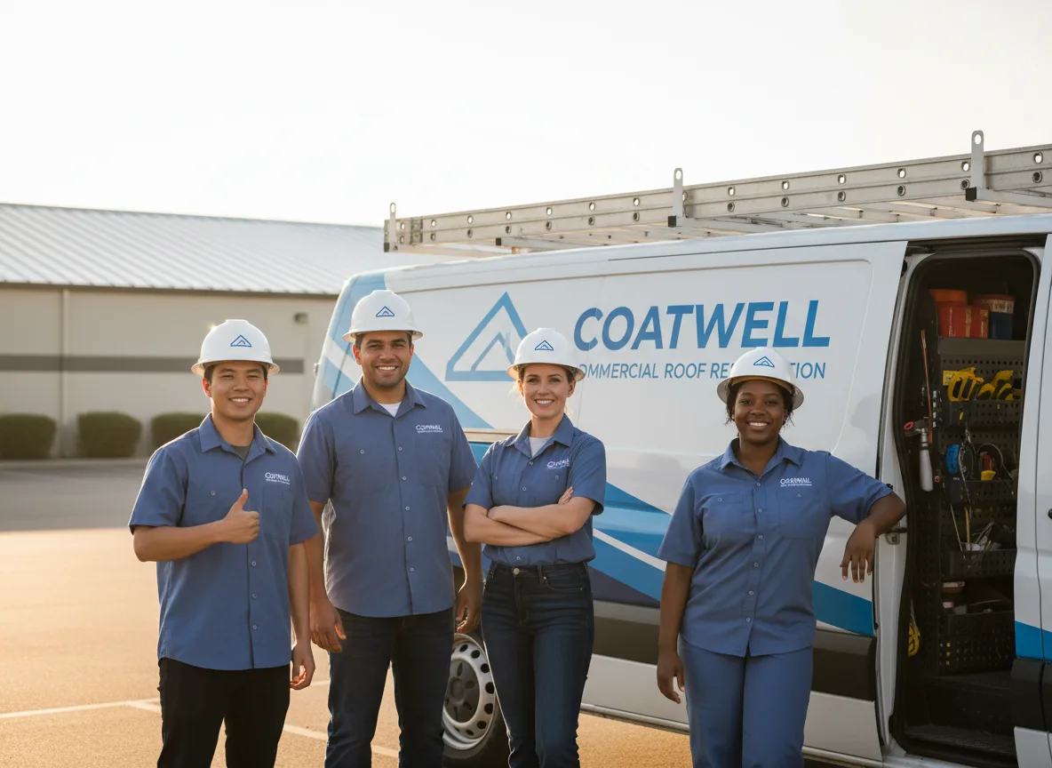 Commercial roof coating company in Konawa, OK